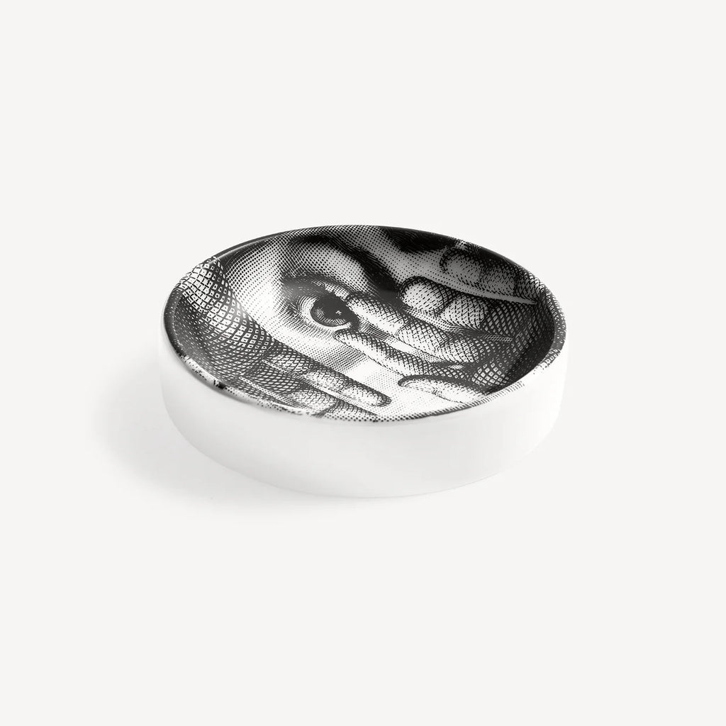 Cenicero Circular Tema e Variazioni n.154 blanco/negro