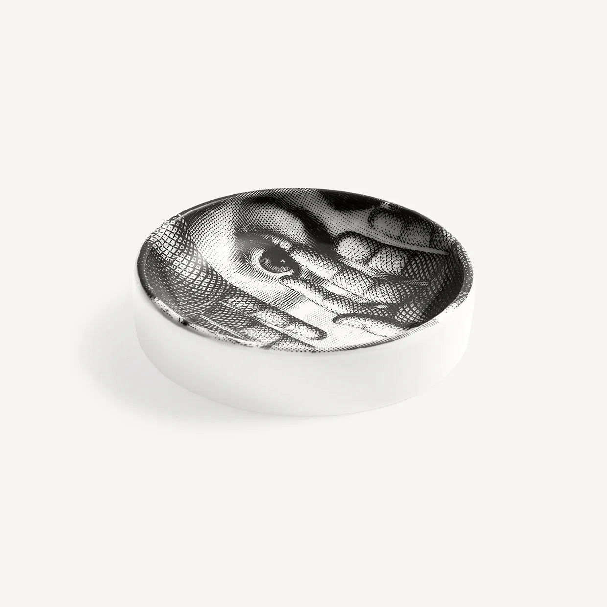 Cenicero Circular Tema e Variazioni n.154 blanco/negro