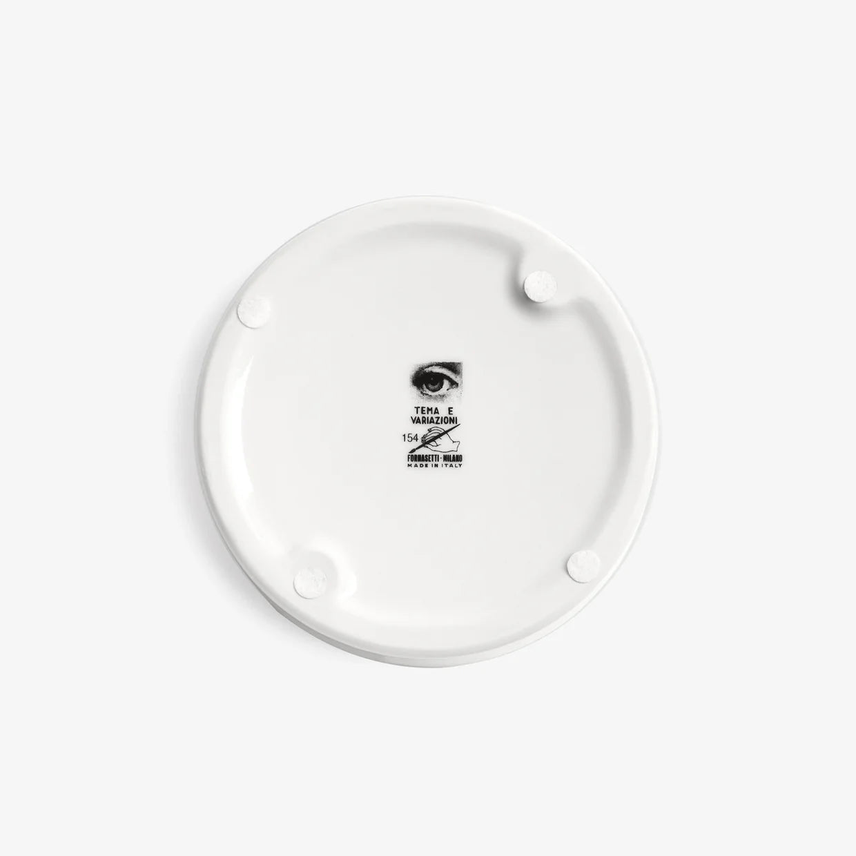 Cenicero Circular Tema e Variazioni n.154 blanco/negro