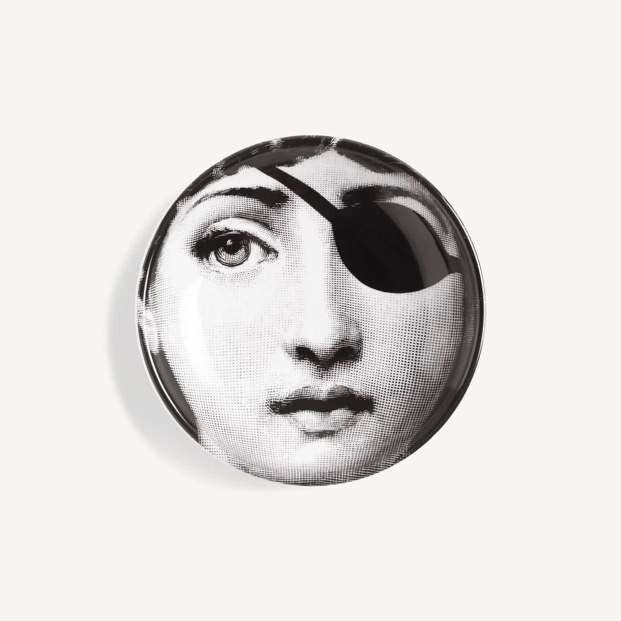 Cenicero Circular Tema e Variazioni n.8 blanco/negro