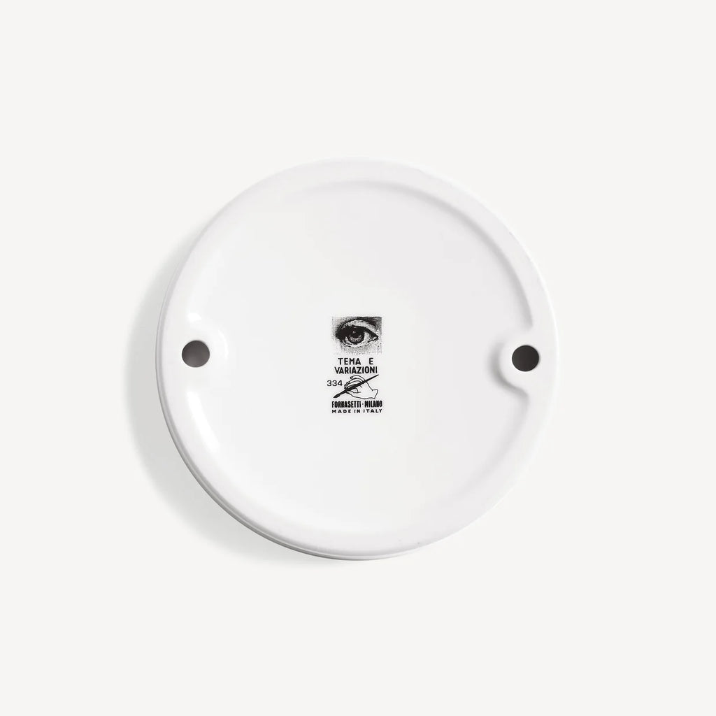 Cenicero Circular Tema e Variazioni n.334 blanco/negro