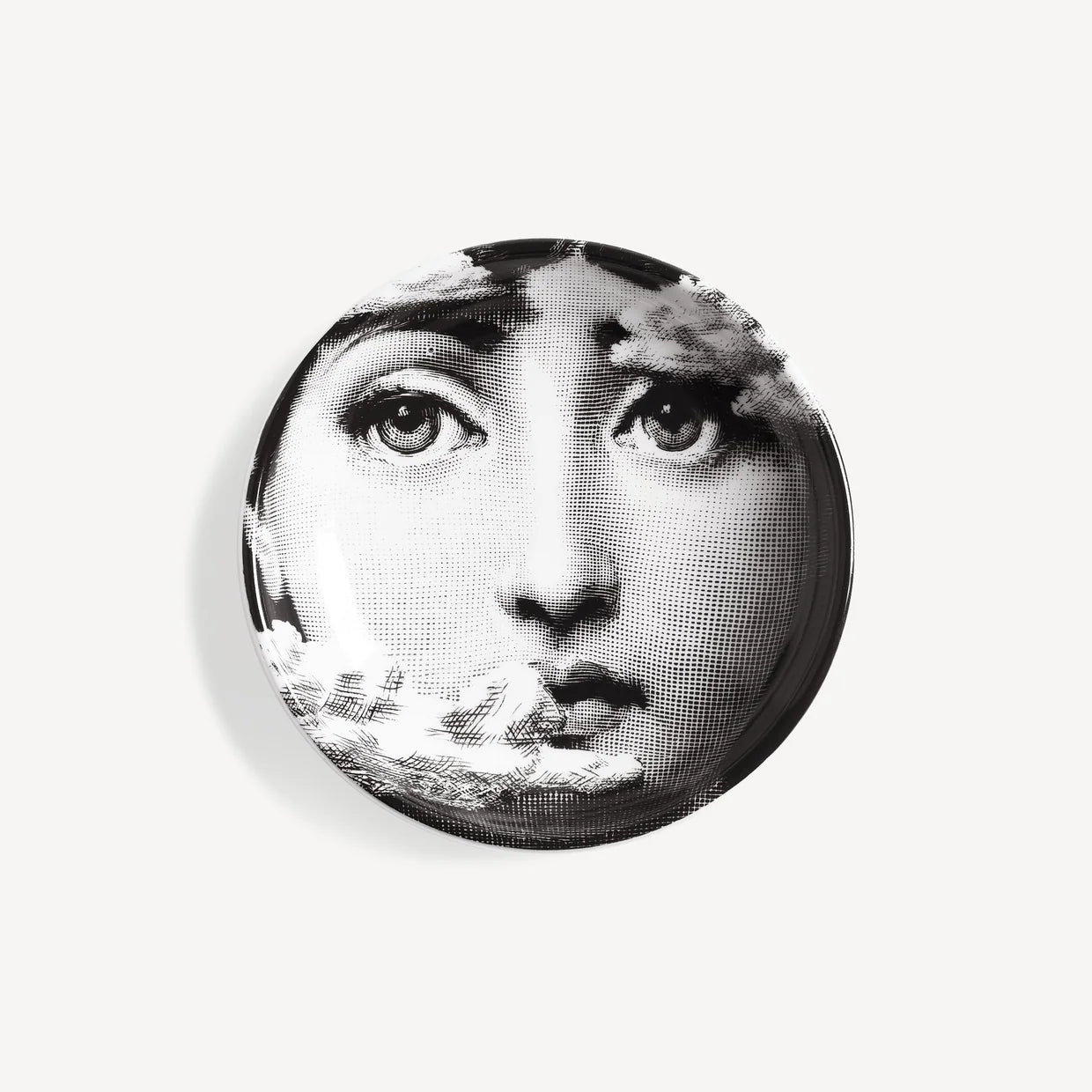 Cenicero Circular Tema e Variazioni n.139 blanco/negro