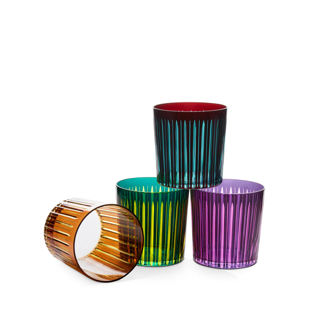 Vasos Old Fashioned Prism Double Surtidos (Juego de 4)