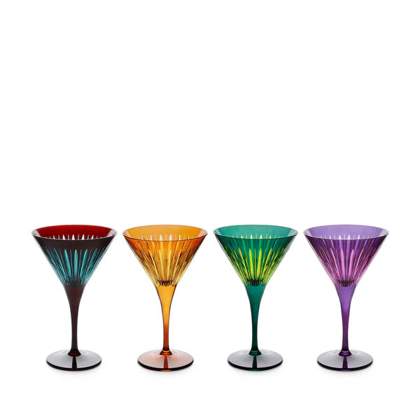 Copas de Martini Prism Surtidas (Juego de 4)