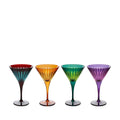 Copas de Martini Prism Surtidas (Juego de 4)