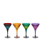 Copas de Martini Prism Surtidas (Juego de 4)