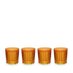 Vasos Old Fashioned Prism Double Ámbar (Juego de 4)