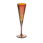 Copas de champán Prism ámbar (juego de 4)