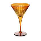 Copas de Martini Prism Ambar set de 4