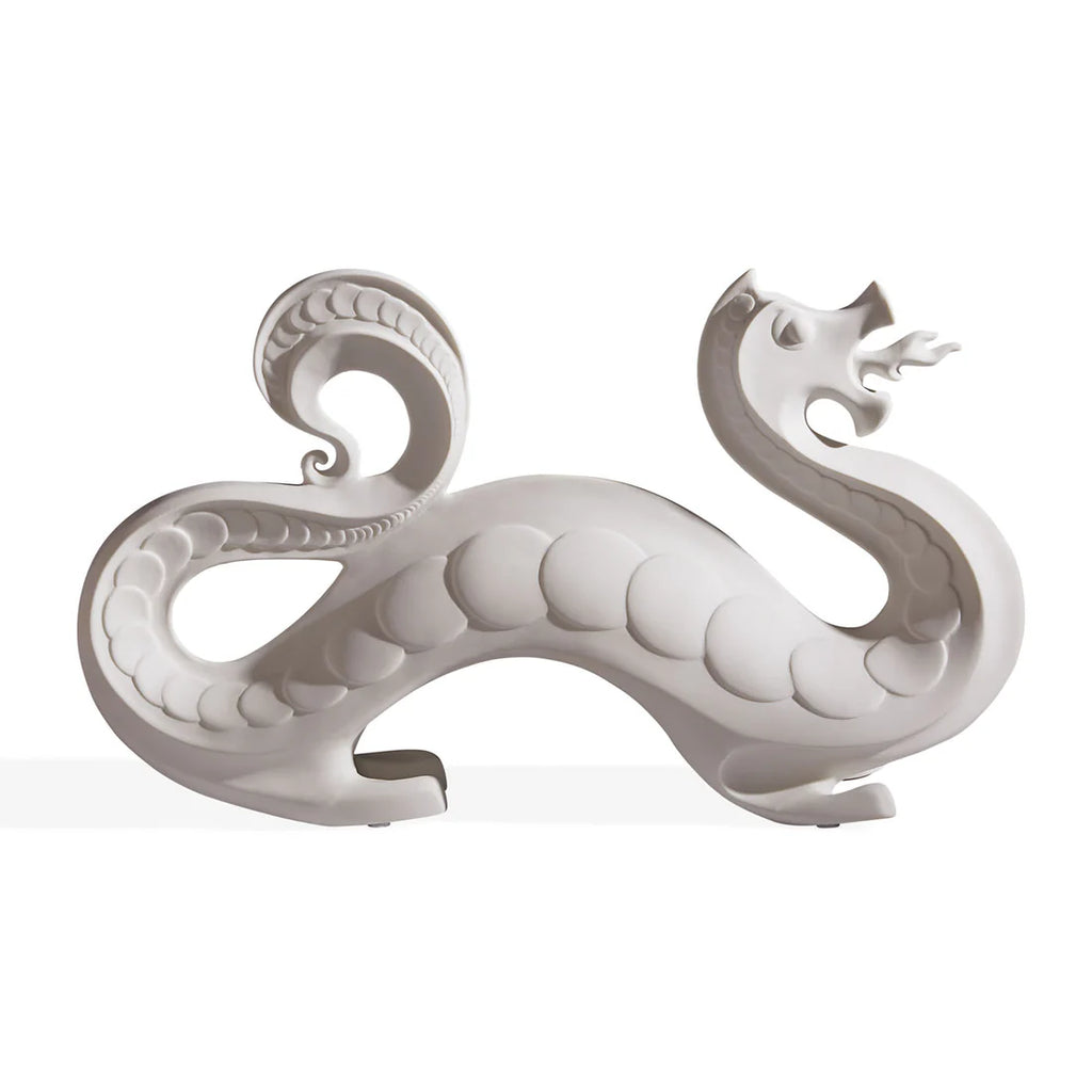 Escultura de Dragón de porcelana