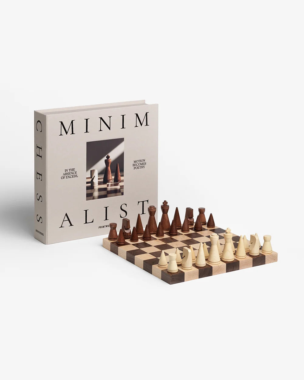 Ajedrez Minimalista de Madera