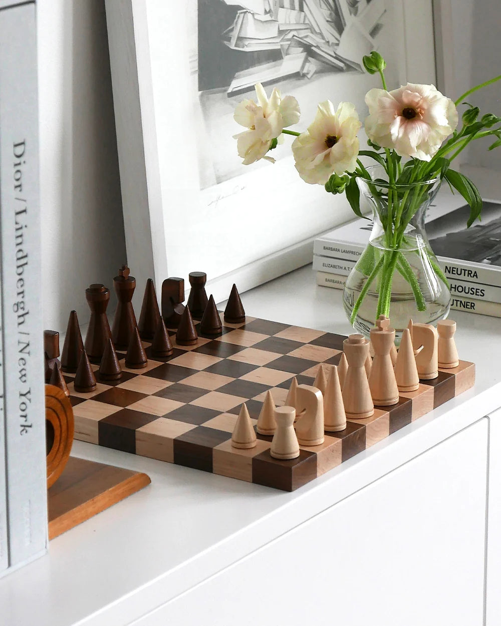Ajedrez Minimalista de Madera