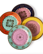 Platos de Postre Multicolor Grandpa set de 4