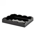 Bandeja Scallop Rectangular Negra S