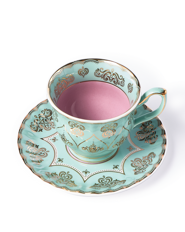 Tazas de Té Grandpa set 4 Multicolor