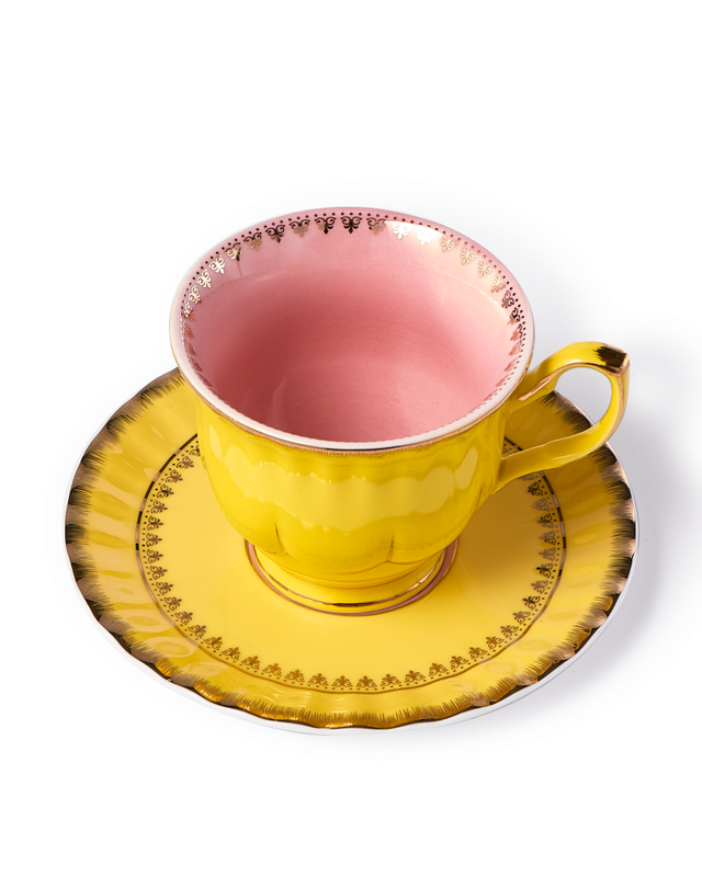 Tazas de Té Grandpa set 4 Multicolor