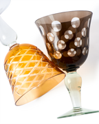 Copas de vino Cuttings Multicolor set 6