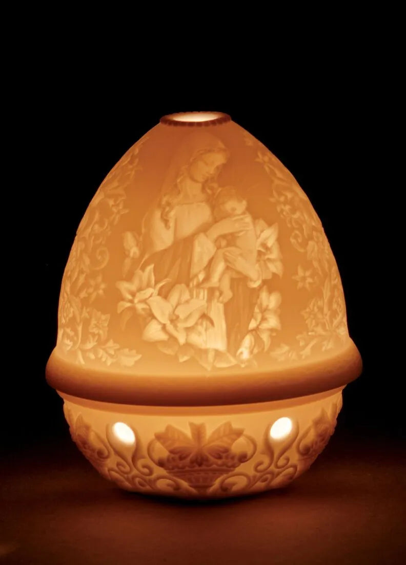 Litofanía Madonna de las flores