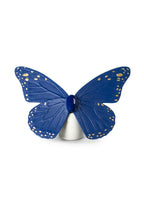 Figura Mariposa. Lustre oro y azul
