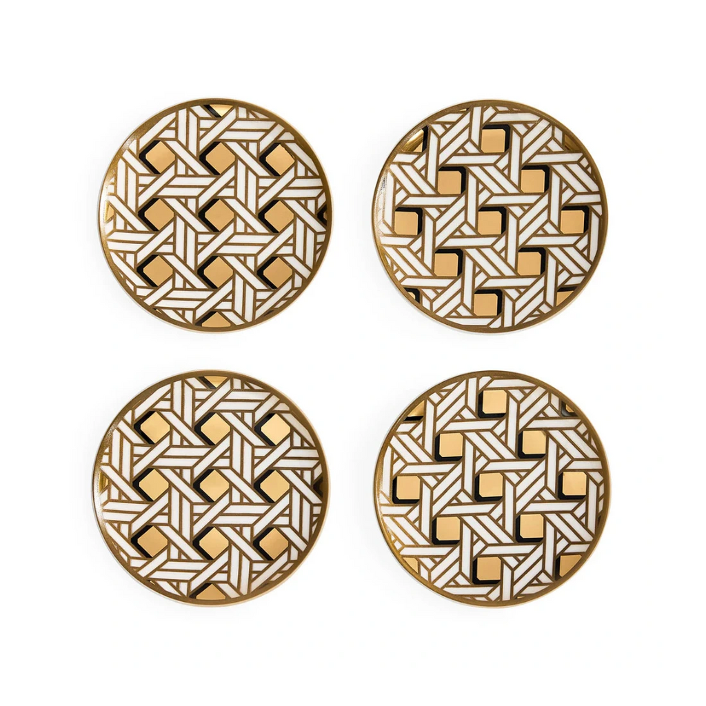 Portavasos Basketweave