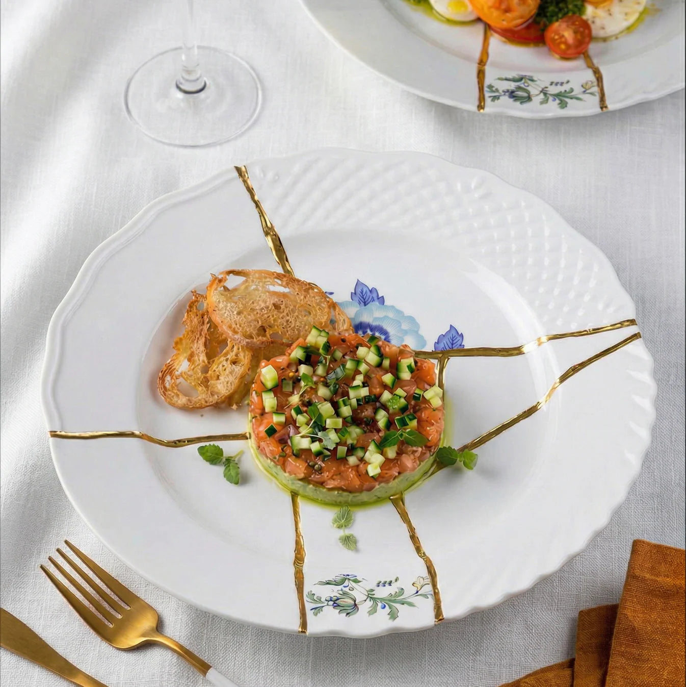 Plato de Cena Kintsugi 03