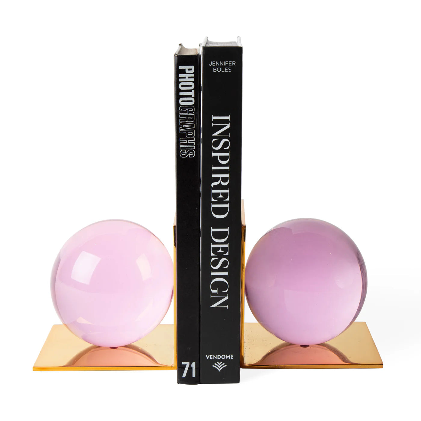Set Porta Libros Globo Rosa