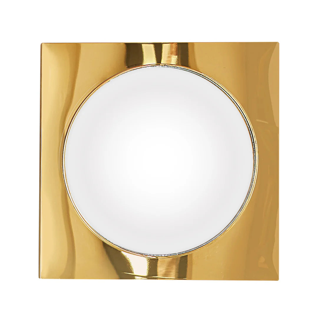 Espejo Globo Convexo Dorado