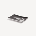 Bandeja Rectangular Tema e Variazioni n.401 blanco/negro