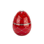 Vela Bois de Russie Huevo Rojo con Raya de Plata