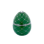 Vela Bois de Russie Huevo Verde con Raya de Plata