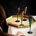 Copas de Champagne Prism set 4