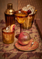 Vasos Old Fashioned Prism Double Ámbar (Juego de 4)