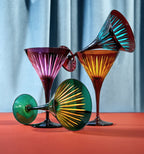 Copas de Martini Prism Surtidas (Juego de 4)