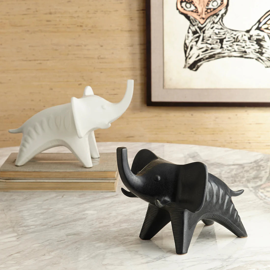 Escultura Elefante Blanco