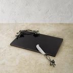 Tabla de quesos Black Orchid con cuchillo