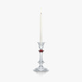 Candelabro Harcourt Rojo y Cristal