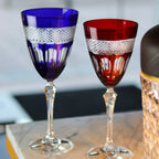 Juego de 6 copas de vino Mireille, colores surtidos